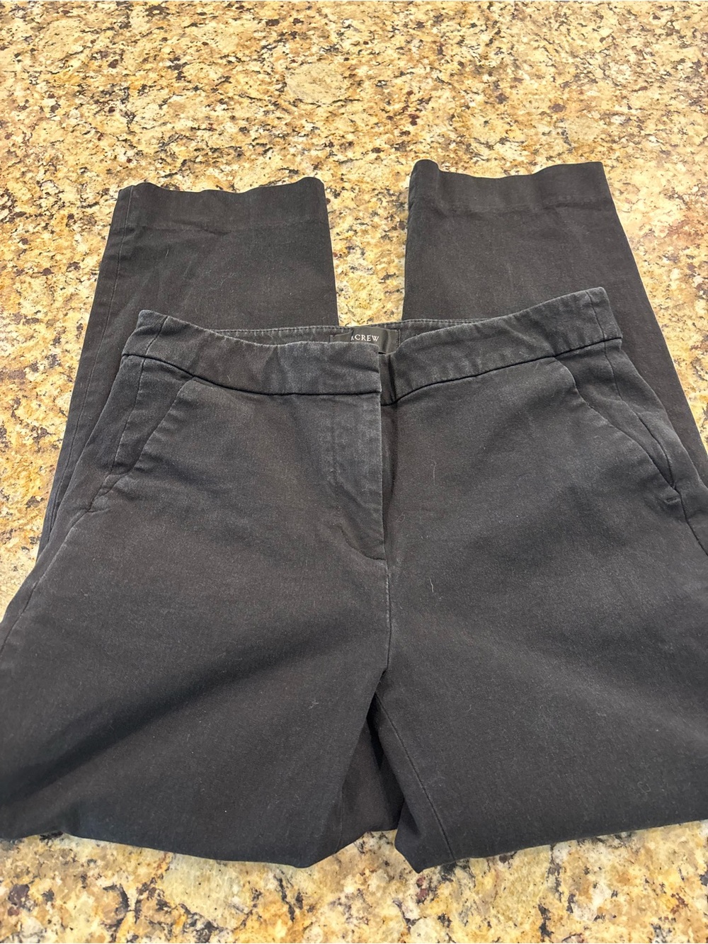 J. Crew Black Straight-Leg Women's Pants